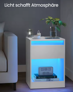 Phantom™ LED Nachttisch - Geheimfach oben und unten