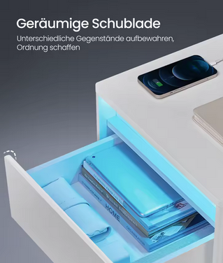 Phantom™ LED Nachttisch - Geheimfach oben und unten
